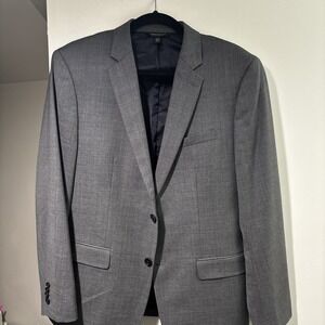 Banana Republic Men's Gray Wool Blazer 42S Slim Fit Marzotto